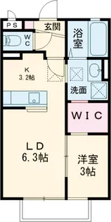 ヴァンクール Ⅱ【202号室】の間取り