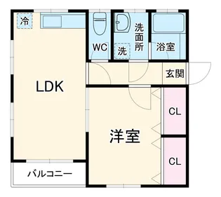 ソニックハイツB【203号室】の間取り