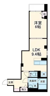 カーサスミレ トレス【4階】の間取り