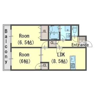 BOA VISTA【5階】の間取り