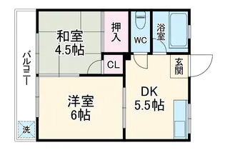出町ハイツ【301号室】の間取り