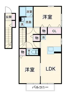 ガーデンヒルズ【2階】の間取り