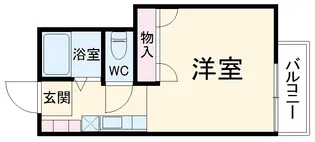 ベルテ鷺沼【101号室】の間取り