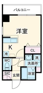 LOC’S YOKOHAMA BAYSIDE【306号室】の間取り