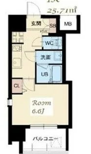スプランディッド大山【14階】の間取り