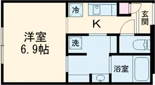 グランテージ西小山【1階】の間取り