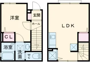 アドアー千川【1階】の間取り