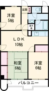 宇都宮第6チサンマンション【6階】の間取り