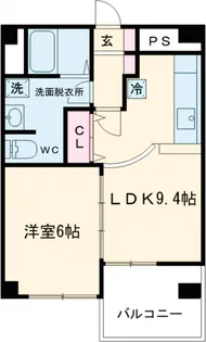 カルム竹林【103号室】の間取り