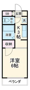 グッドウィル【2階】の間取り
