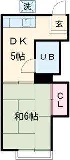 KHOUSE門脇荘【1階】の間取り