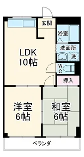 三崎近藤ハイツ【2階】の間取り