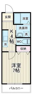 NS GATE鎌倉材木座【3階】の間取り