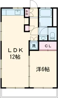 ニューコーポ中島【2階】の間取り