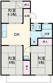 ハイツ伊藤【2階】の間取り