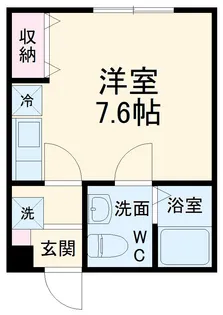 ベイルーム辻堂元町Ⅱ【2階】の間取り