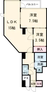 グランドメイソンセブン【2階】の間取り