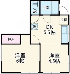 HAZUKI【102号室】の間取り