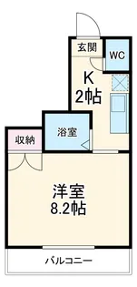 第8磯部コーポ【0302号室】の間取り
