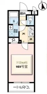 MAXIV八王子SOUTH【04050号室】の間取り