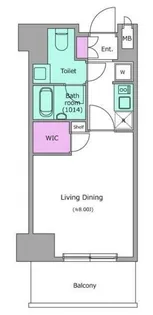 レジディア杉並方南町【4階】の間取り