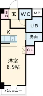 JMFResidence町田【3階】の間取り