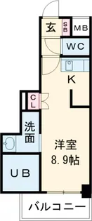 JMFResidence町田【5階】の間取り