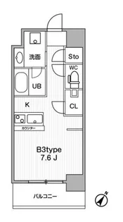 JMF Residence 町田【6階】の間取り