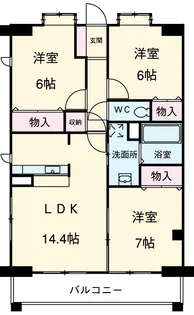 ガーデンコート浦和東【2階】の間取り