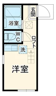 ユナイト追浜ブルターニュ【1階】の間取り