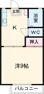 ラ・メゾン・ローズ【2階】の間取り
