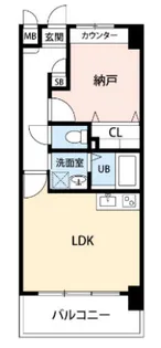 ELLE GARDEN柏の葉【1階】の間取り