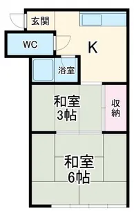 アイエスエイトクファーム【2階】の間取り