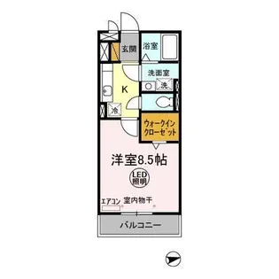 ボナール壱番館【2階】の間取り