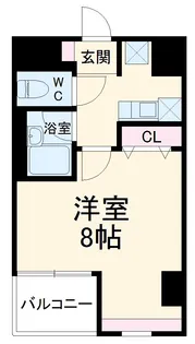 ウエストサイド【4階】の間取り