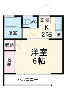 コーポICU【2階】の間取り