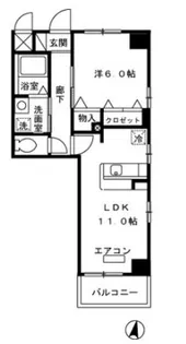 ベース・ブリッジ【4階】の間取り