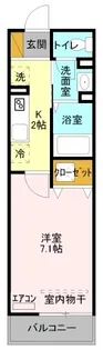 フルール【1階】の間取り