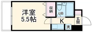 ナイスアーバンスピリッツ相模原Ⅱ【405号室】の間取り