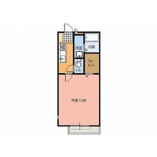 ベルメゾン・アイシス【2階】の間取り