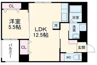 ラピスラズリ【4階】の間取り