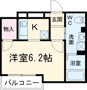 フルールバロン八王子【01040号室】の間取り