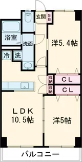 PARK MODERN つつじヶ丘【4階】の間取り