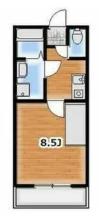 ミアカーサ・エフ【2階】の間取り