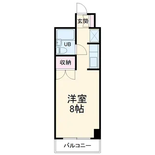 ブルーシャンピア芝川【5階】の間取り