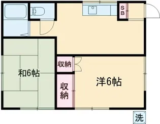 美和ハイツ【102号室】の間取り