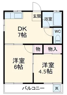コーポ松本【201号室】の間取り