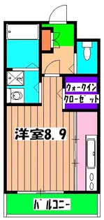 ディオス弐番館【1階】の間取り