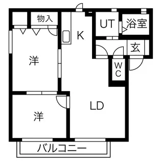 アーバン21 C【102号室】の間取り