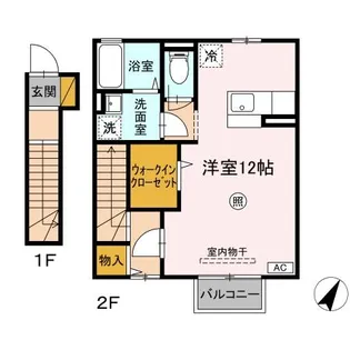リトルアイランドⅢ【2階】の間取り